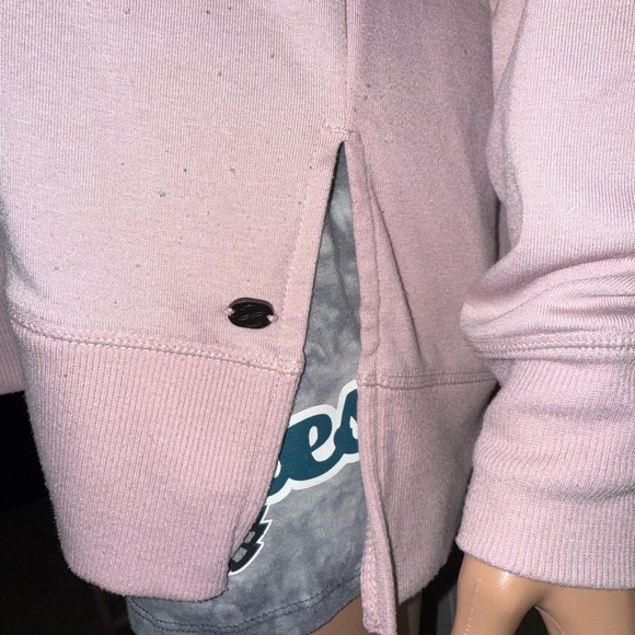 GAIAM Light Pink Pullover Hoodie Athleisure Sweatshirt Size L - Picture 3 of 6